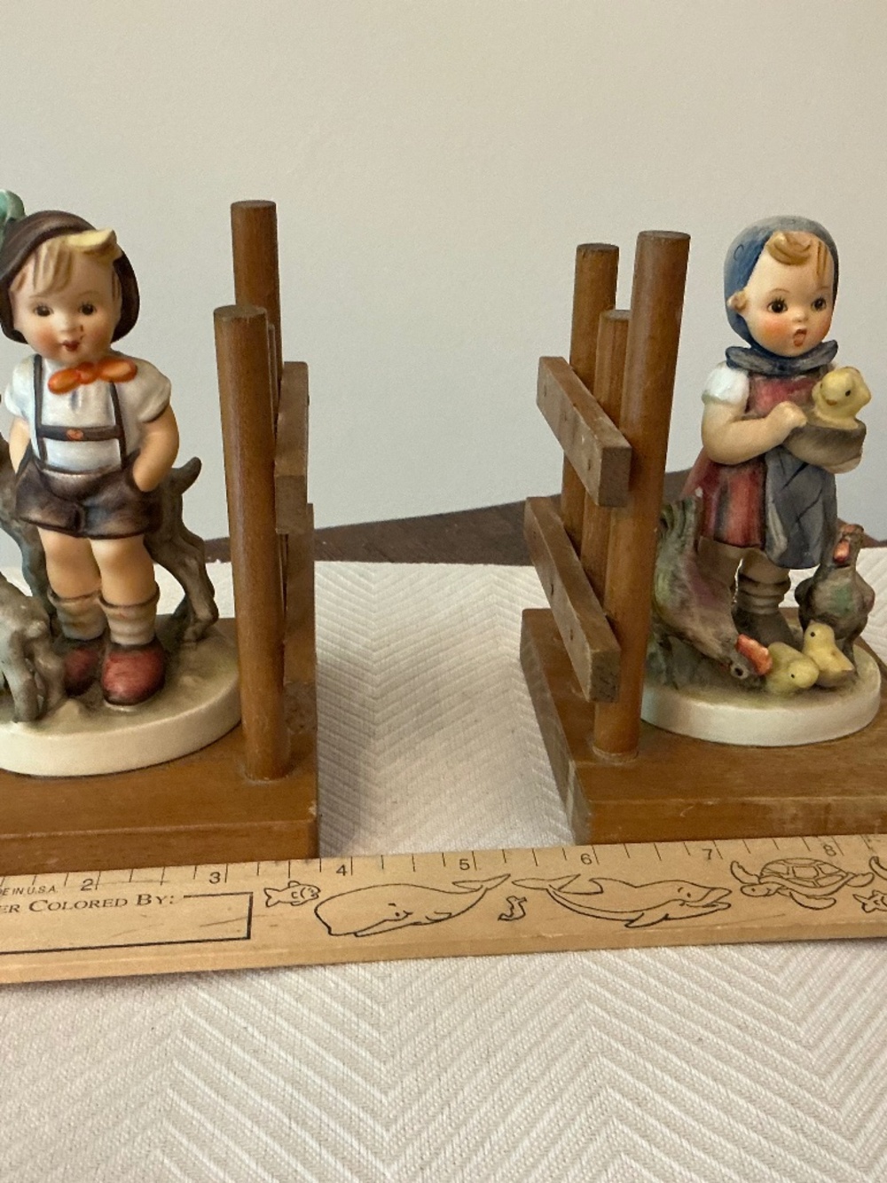 Hummel, "Little Goat Herder" and "Feeding Time” Figurines